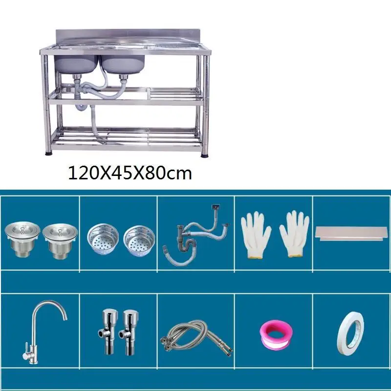 Faucet Portatil Integral Tarjas Para Wasbak Umywalka Lavandino Cucina Fregadero De Cocina Cuba Lavabo Pia Cozinha Kitchen Sink - Цвет: MODEL E
