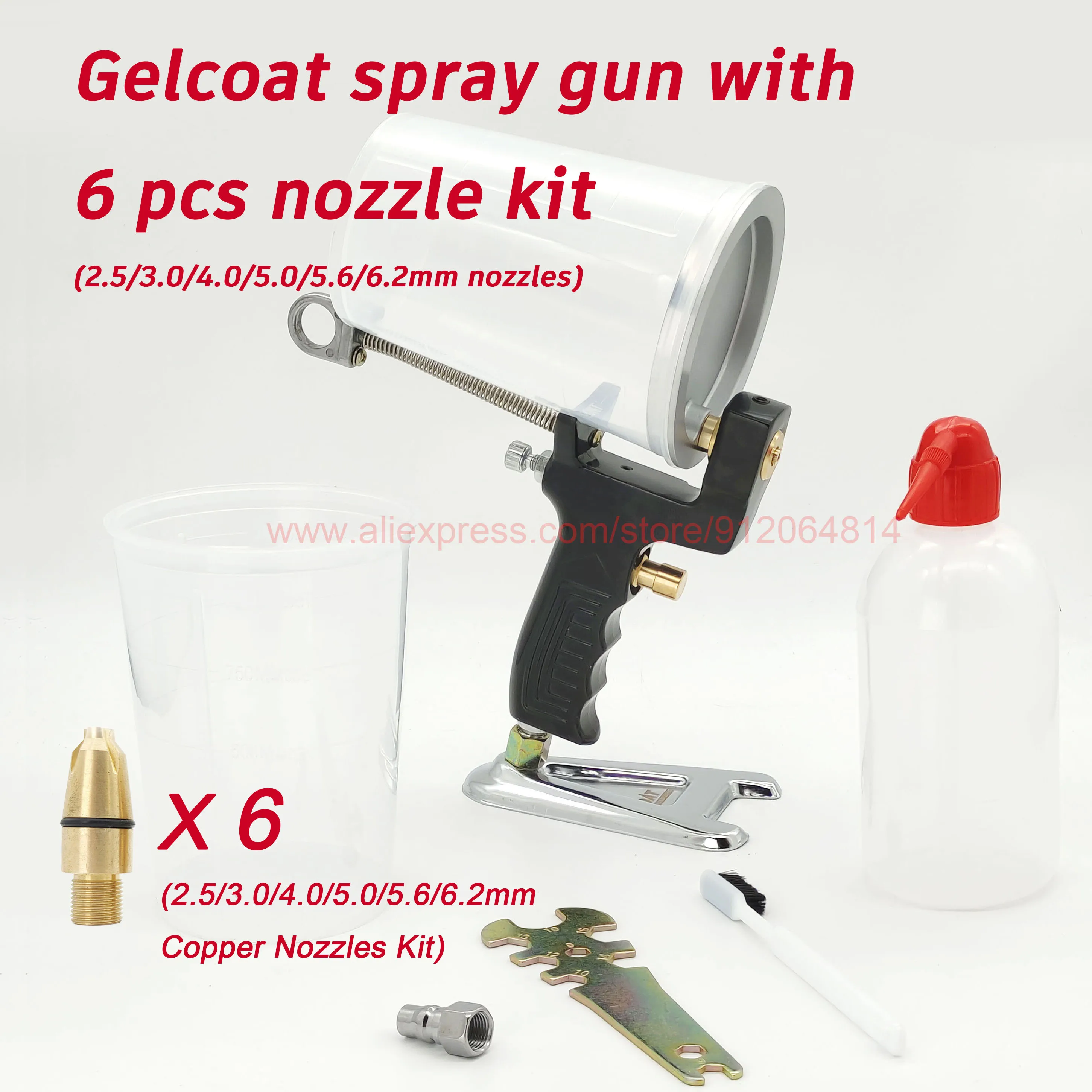 ProfessionalG100PortableGelCoatSprayGun50mmGlassGlueSpecial