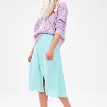 Trendyol Мятная юбка с деталями TWOAW20ET0023