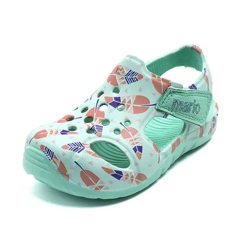 

Children Shoes Tip Binding Cartoon Slippers Cute Dinosaur GARDEN SHOES Antiskid Shoes for Baby Boys Girls Beach Sandals