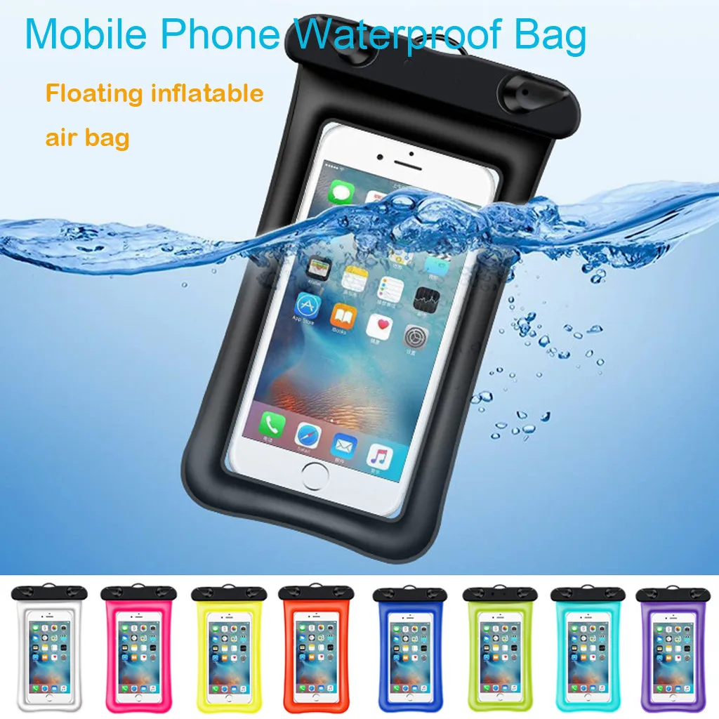 Universal Clear Mobile Phone Dry Pouch Waterproof PVC Cell Bag for Swimming Diving Water Sports Case Z0529 | Мобильные телефоны и