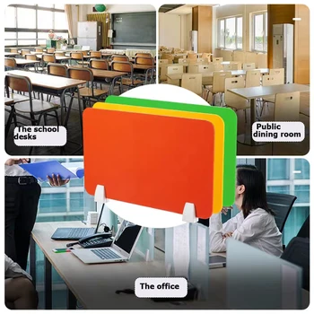 

50 X 30cm Acrylic Partition Panel Office Desktop Table Separator Baffle Board Separator Student Examination Partition Screen