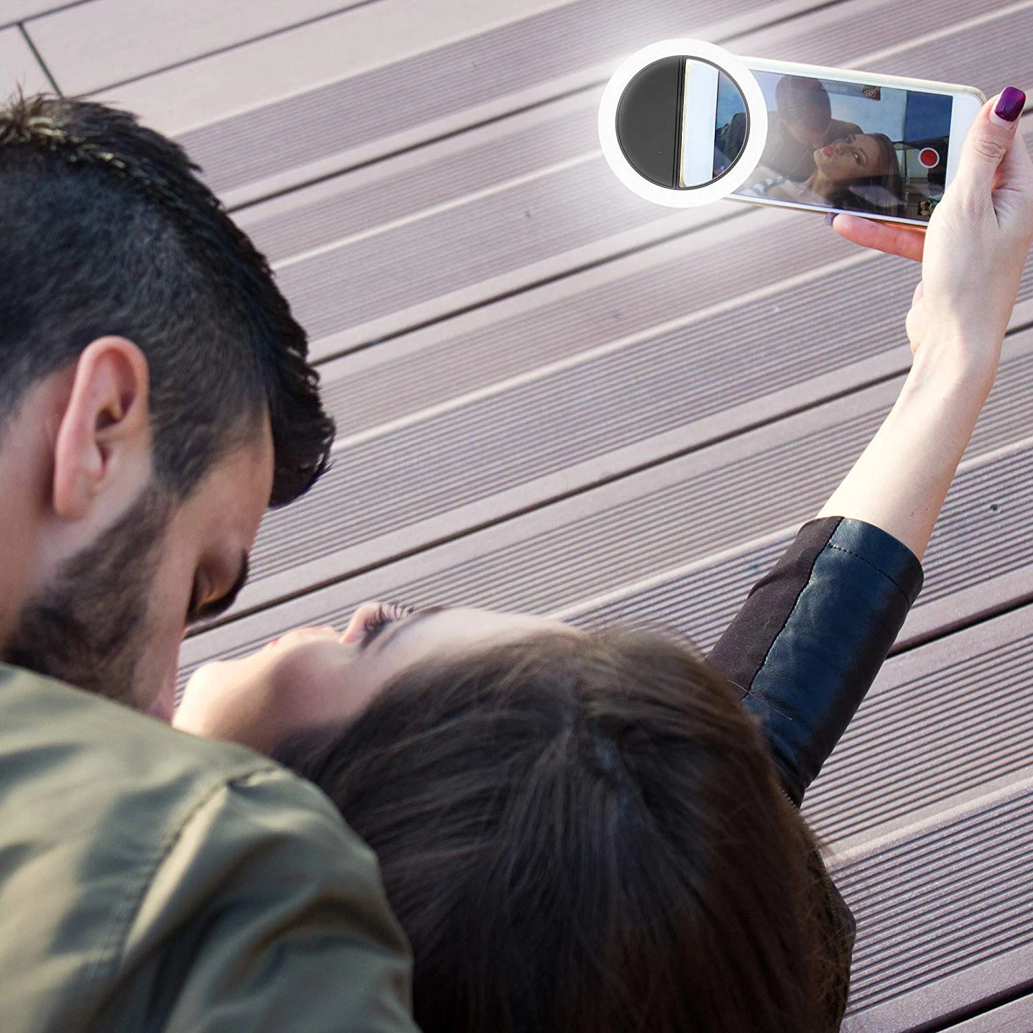 Кольцевой свет селфи USB макияж LED ringlight видео фотографическое освещение с