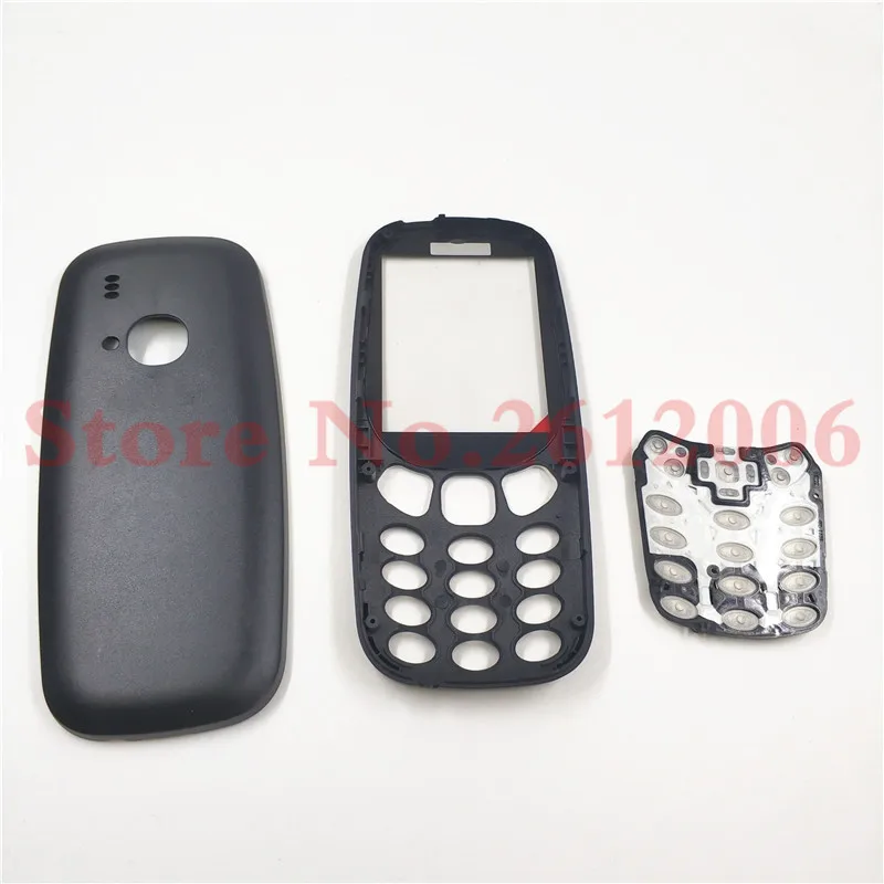 Полный корпус для Nokia 3310 Корпус Крышка+ клавиатура+ задняя крышка батареи