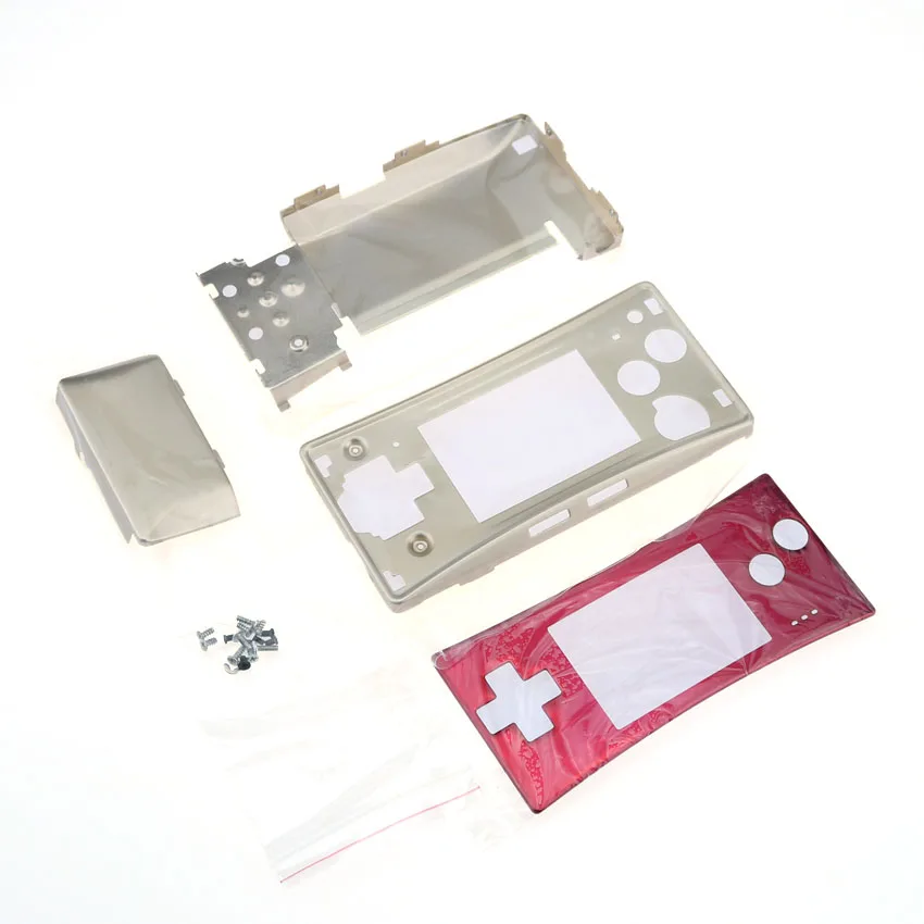Cltgxdd 4 в 1 металлический корпус Корпус для игрового контроллера Пакет для nintendo Gameboy Micro G B M игровые консоли чехол Замена