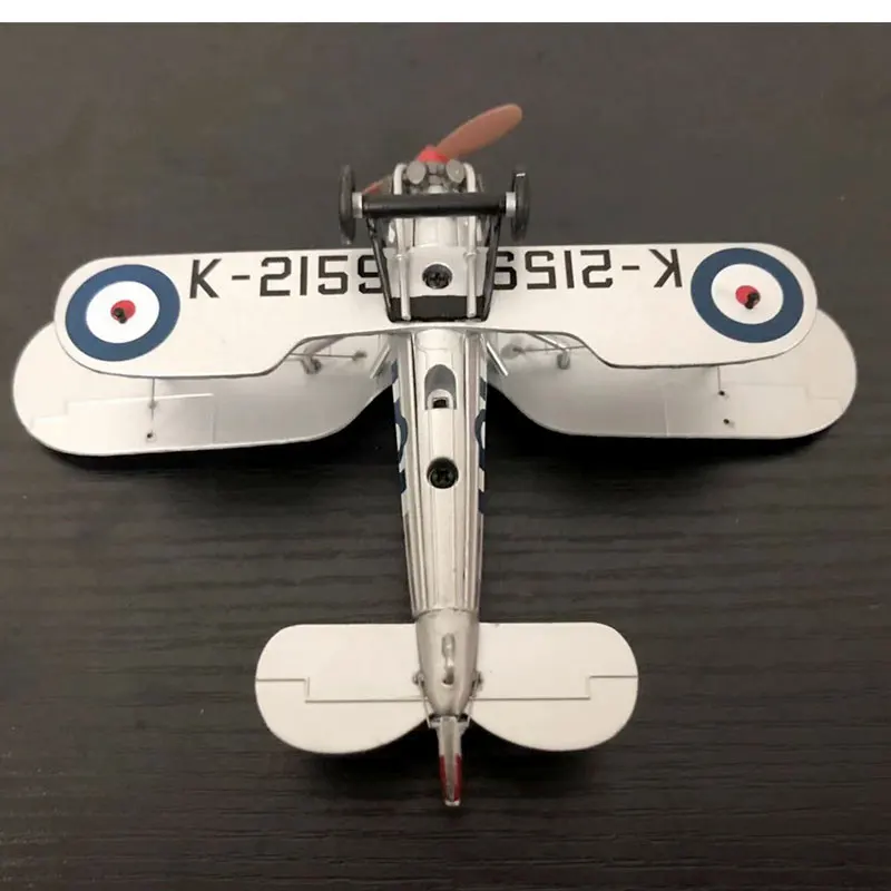 WLTK 1/72 масштаб военная модель игрушки Британский Бристол бульдог истребитель литой металлический самолет модель игрушки для сбора, подарок, дети