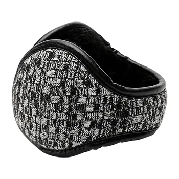 

Men Protection Ergonomic Ear Muffs Cycling Winter PU Leather Windproof Outdoor Sports Keep Warm Travel Foldable Adjustable