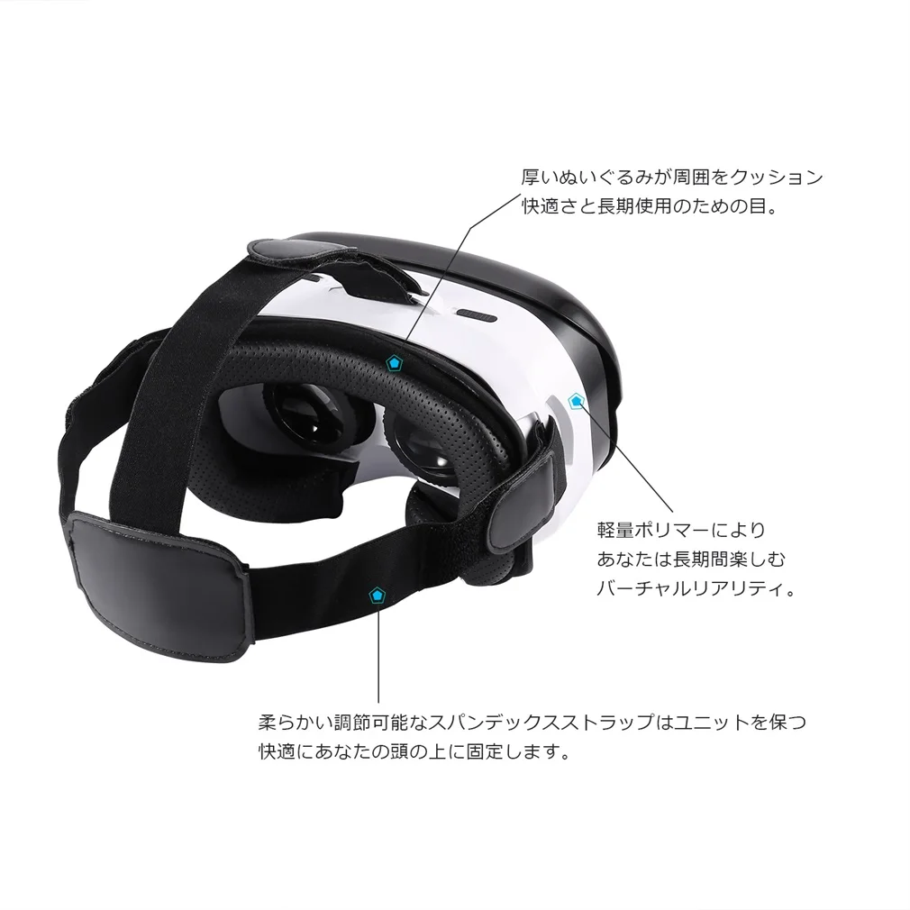 Удобные убедительные 3D очки виртуальной реальности Гарнитура с антибликовым анти-синим антибликовым съемным смываемая маска
