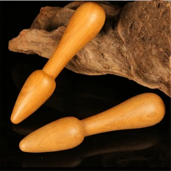

Foot Massage Vietnamese Fragrant Wood Massager Gourd-shaped Wood Point Stick Small Relaxed Convenient Massagers