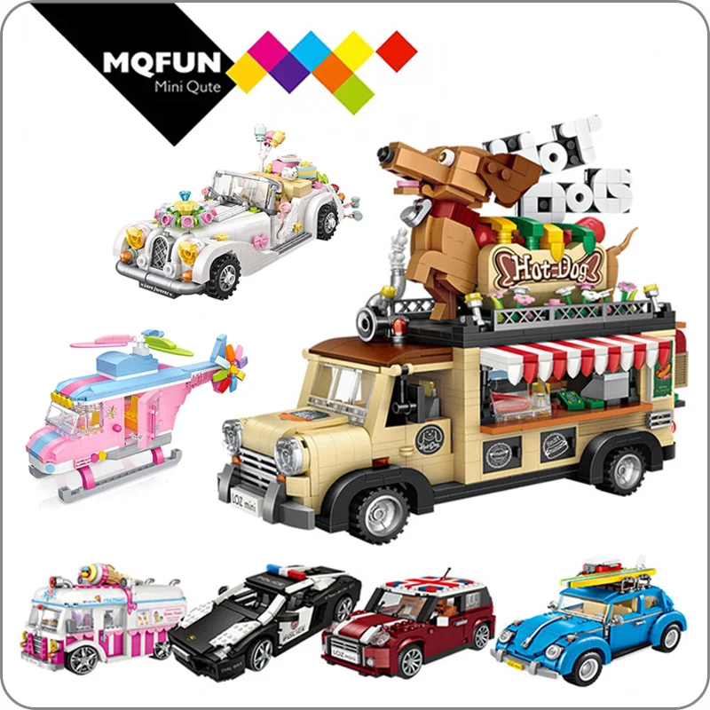 Конструктор LOZ Technic Mini Детский конструктор хот дог машина для сборки обучающие