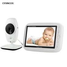 CYSINCOS детский монитор цветной ЖК-монитор беспроводной цифровой видео-дисплей двухсторонний голос Ночной Датчик температуры Колыбельная