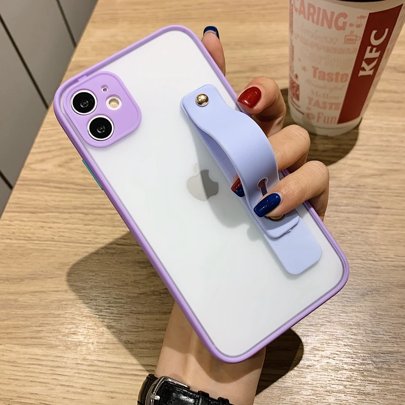 Чехол для телефона iPhone 11 Pro Max X XR XS 7 8 Plus SE 2020 матовая жесткая защитная рамка