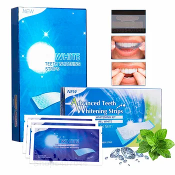 

28pcs/14 advanced tooth whitening paste decolorization oral hygiene clean double layer elastic tooth bleaching