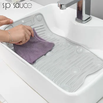 

Japan Foldable PVC Washing Board Portable Clothes Cleaning Tools Antislip Laundry Accessories Plastic Washboard