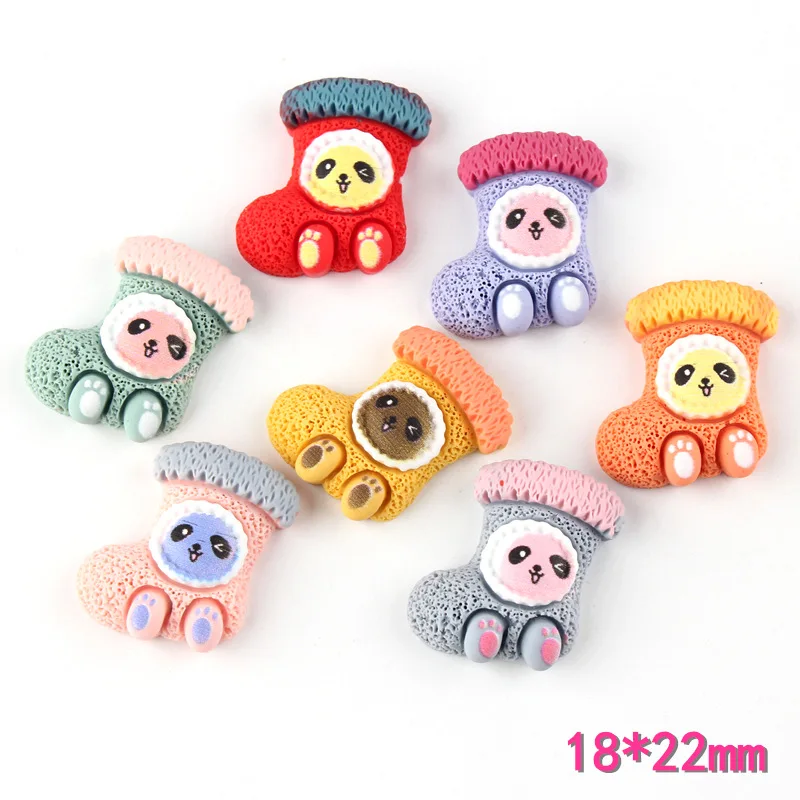 儿童发饰品_手套袜子可爱卡通树脂 儿童皮筋手工材料饰品 - 阿里巴巴 - 1