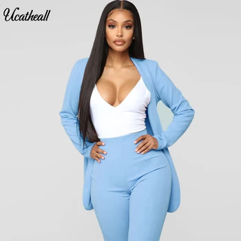 

Autumn Two Piece Sets Official Lady Top And Shorts 2 Piece Set Women Sexy V Neck Long Sleeve Elegant Office Set