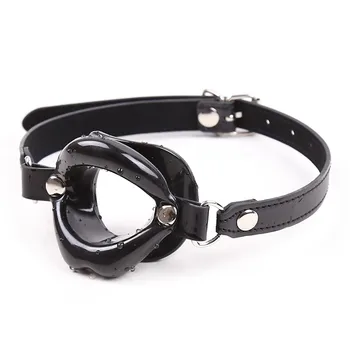 Adult Games Silicone Lips O Ring Open Mouth Gag Oral Fetish Obedient Slave BDSM Bondage Restraints Cosplay Sexy Toys Accessories 4