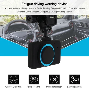 

Car Fatigue Warning Alarm Device Head Up Driving Safe System Real Time Fatigue Driving Alarm Smart Anti Sleep Monitor