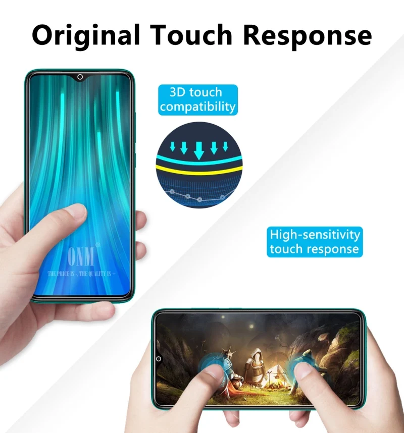 Закаленное стекло для Xiaomi Redmi Note 8 T/Note 8 Pro, защита экрана 2.5D 9 H, закаленное стекло для Redmi Note 8, защитная пленка