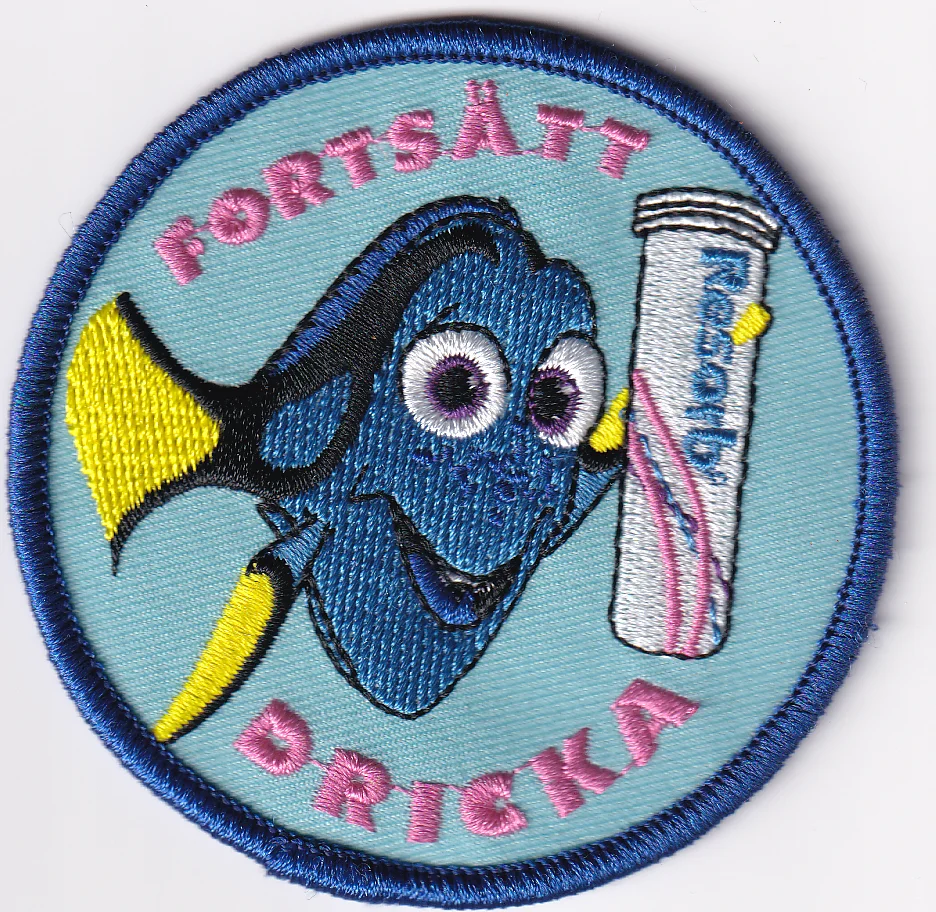 

Embroidery badge patch personalized customization display :fortsatt