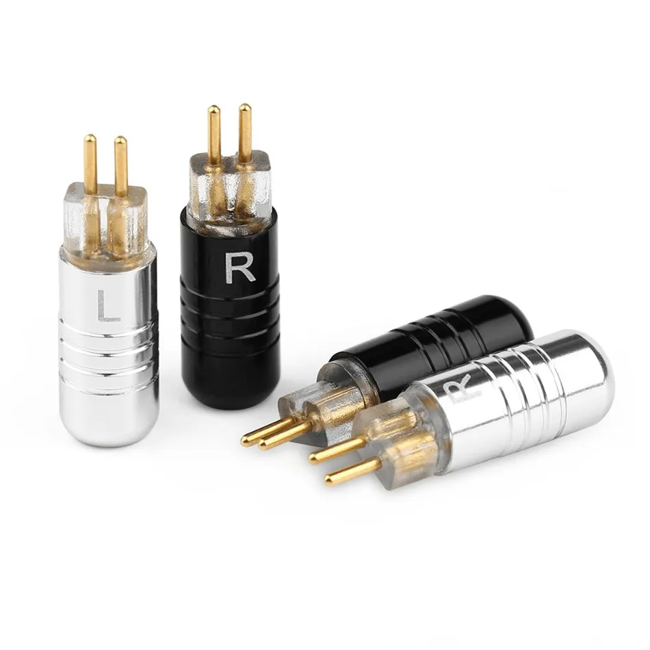 1 пара аудио разъем 0 78 мм для наушников W4R UM3X UM3RC UE11 UE18 JH13 JH16 ES3 DIY адаптер сращивания
