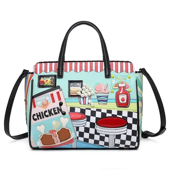 

fashin patchwork women hand bags 3D Handmade Embroidery Messenger Bags fashion ladies hand bags
