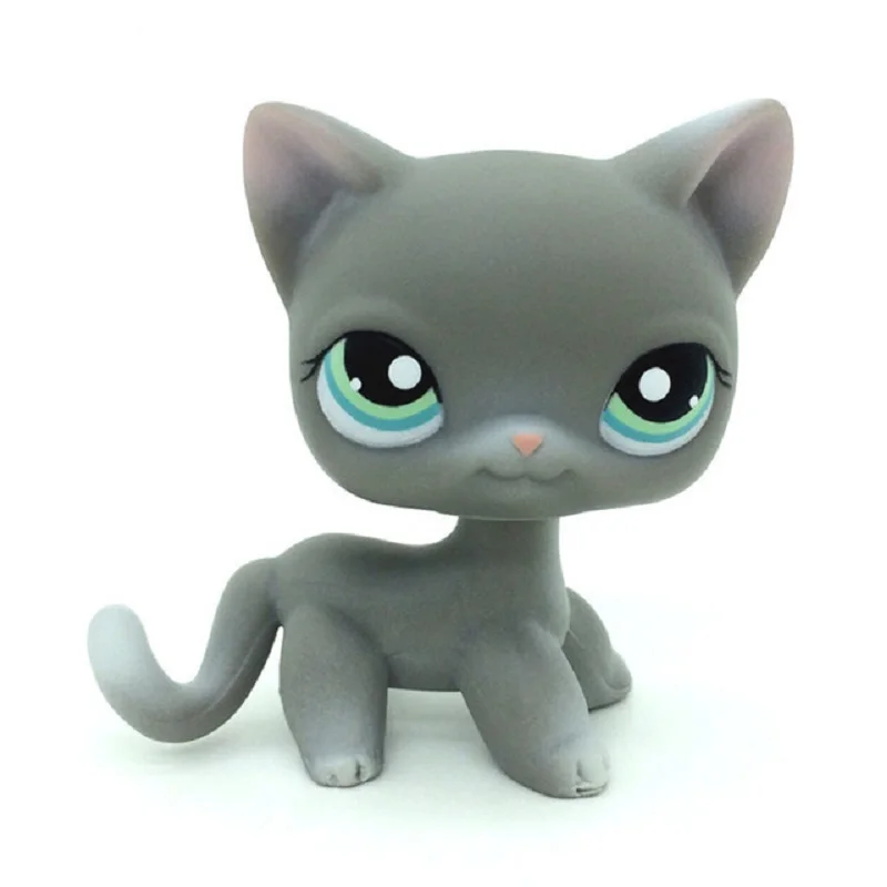 

New LPS cat pet shop toy shorthair cat collection classic hand role-playing action children's gift
