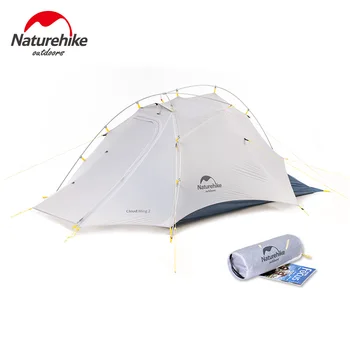 

Naturehike New Outdoor Ultralight Camping Tent 2 Person 15D Double-layer Waterproof Dome Tent 4 Season Portable hiking Tent