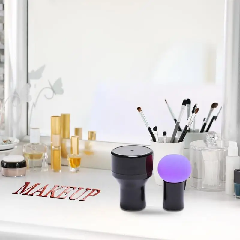 1PC Handheld Mini Makeup Sponge Make Up Cosmetic Puff Foundation Concealer Smooth Soft Powder Puff Sponge Brushes Tools