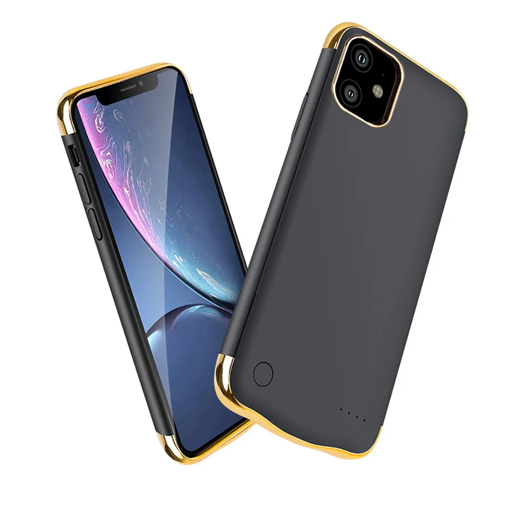 

Anti-dust, water, sticky, 6000mAh Li-polymer Extended Battery Case Phone Power Bank Charging Cover for iphone 11 6.1inch
