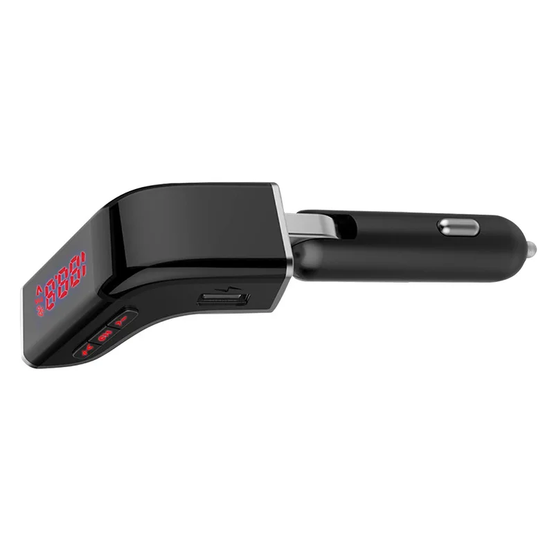 Автомобильный Bluetooth fm-передатчик беспроводной Handsfree авто MP3 плеер двойной USB быстрое зарядное устройство PUO88