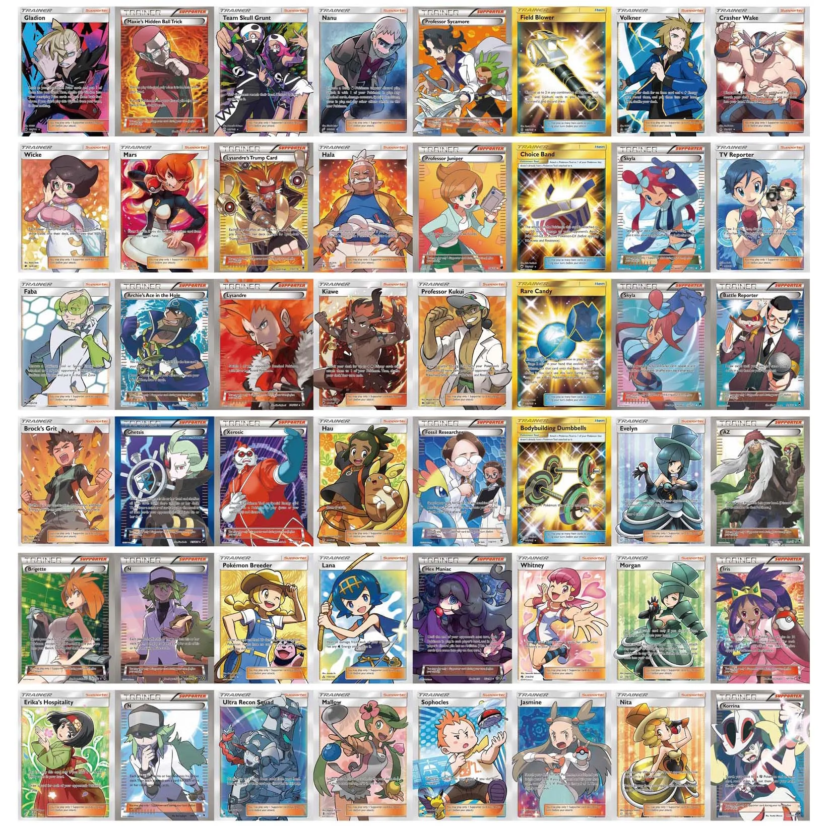 Aucune répétition 200 pièces GX 100 EX MEGA brillant cartes jeu bataille Carte Trading anglais Pokemones enfairy formateurs cartes enfants jouets cadeaux