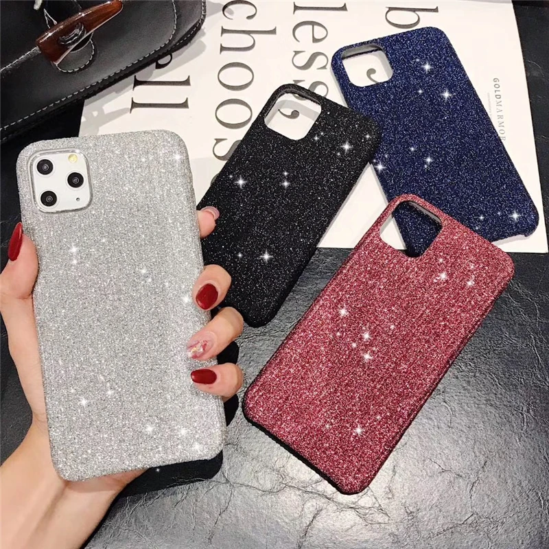 

Fashion Shockproof Bumper Gold velvet soft Phone Case For iPhone 11 X XS XR XS Max 8 7 6 6S Plus protection Back Cover