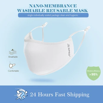 

BH SUPIELD Mask 95% Filtration Features Reusable Multiple-use Nano Masks Face Mask Washable Breathable 4 Layered Mascarilla