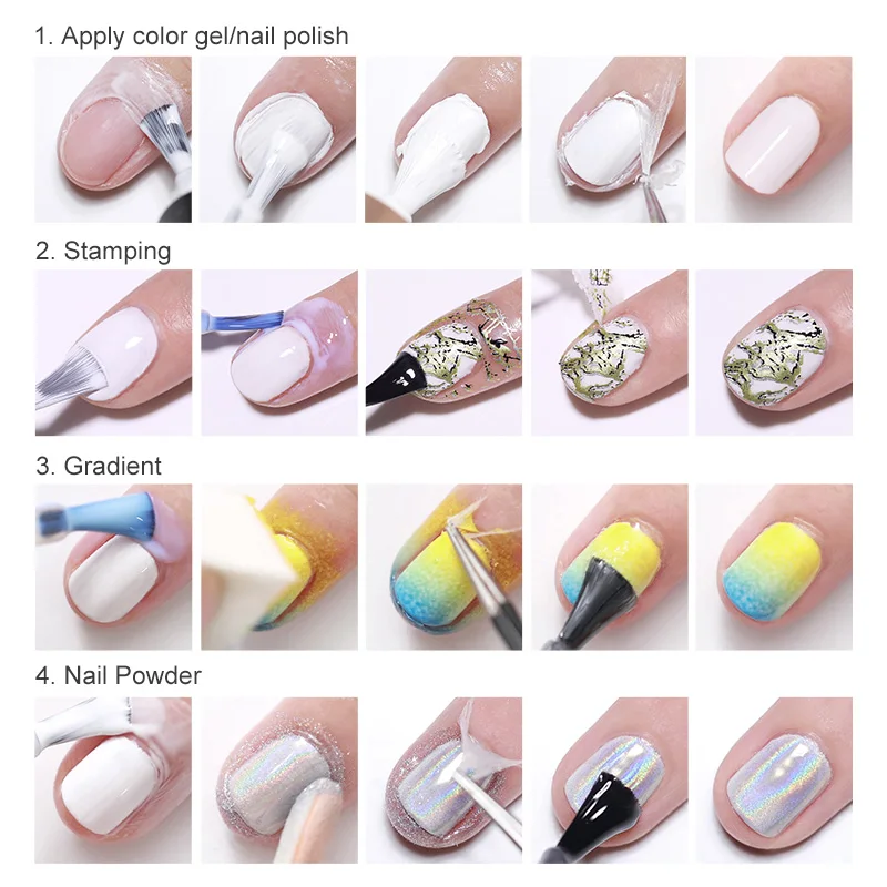 NICOLE DAIRY Nail Latex антифризинг без латекса с пинцетом шелушащая лента жидкий защитный лак для ногтей для штамповки инструмент для ухода