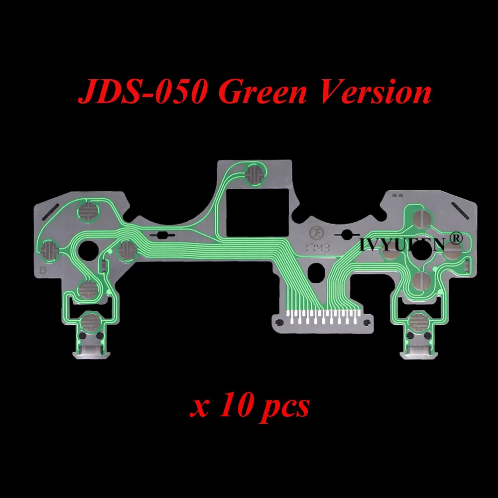 IVYUEEN 10 шт для Dualshock 4 PS4 DS4 PRO Slim проводящая пленка для контроллера пленка проведения пленка для клавиатуры гибкий кабель JDM 050 040 030 011 - Цвет: JDS JDM 050