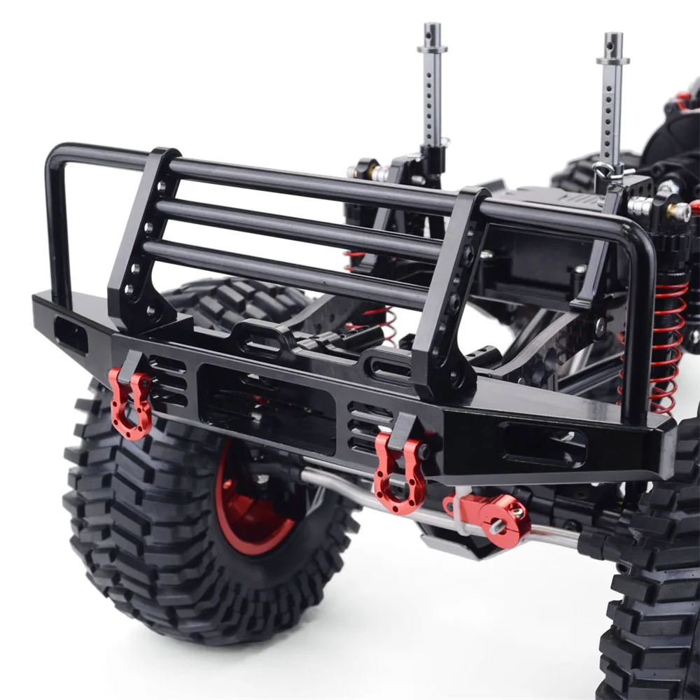 SCX10 1/10 4WD CNC полностью металлическая рама из углеродного волокна RC для машины+ 540 мотор+ 60A водонепроницаемый ESC+ M1500 сервопривод игрушки для улицы
