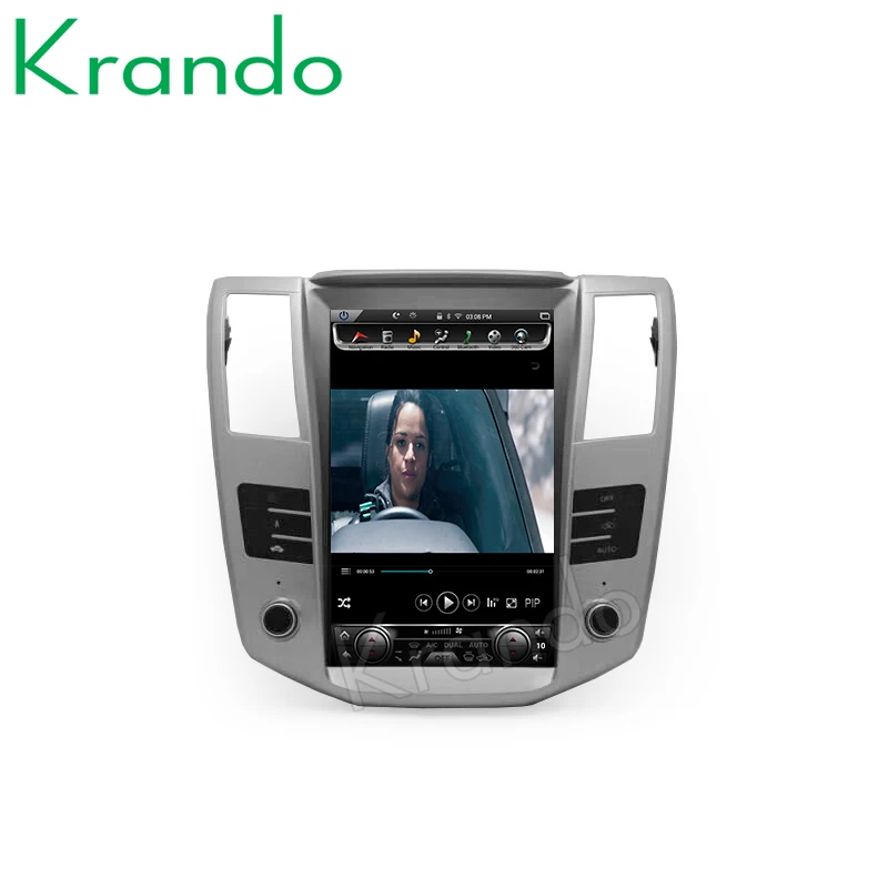  Krando car radio gps for Lexus RX330 RX350 RX400 android 8.1 12.1