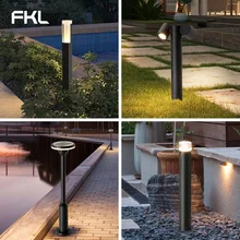 FKL солнечный светильник для газона, уличный водонепроницаемый светильник для газона, простой светодиодный светильник для дома, для улицы, для виллы, сада, ландшафтного патио, светильник, светильники