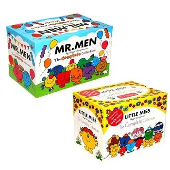 

Little Miss Mr Men Book set Children English Story Picture Book Original with CD Kids Story Books In English Language Learning