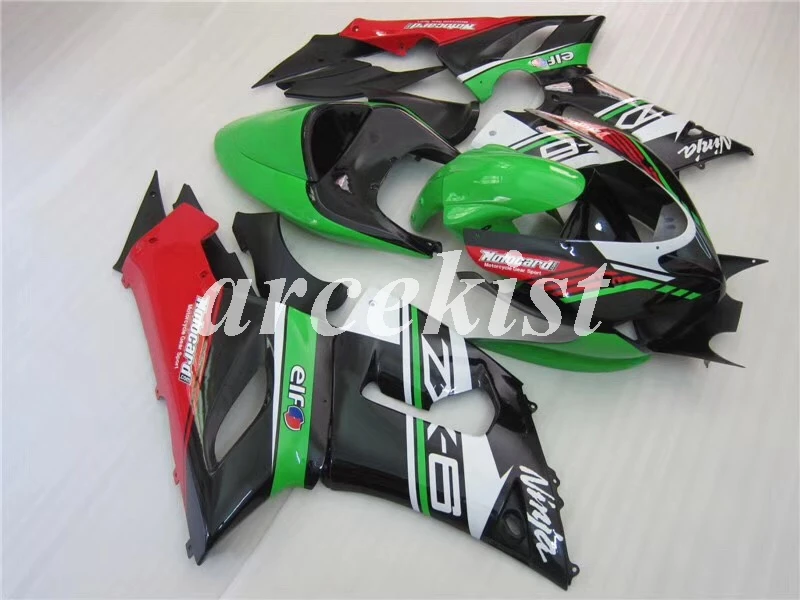 ABS полный обтекатель комплект подходит для Kawasaki ZX6R 2005 2006 Мотоцикл Обтекатели ZX-6R 05 06 ниндзя 636 Кузов Набор крутой стиль