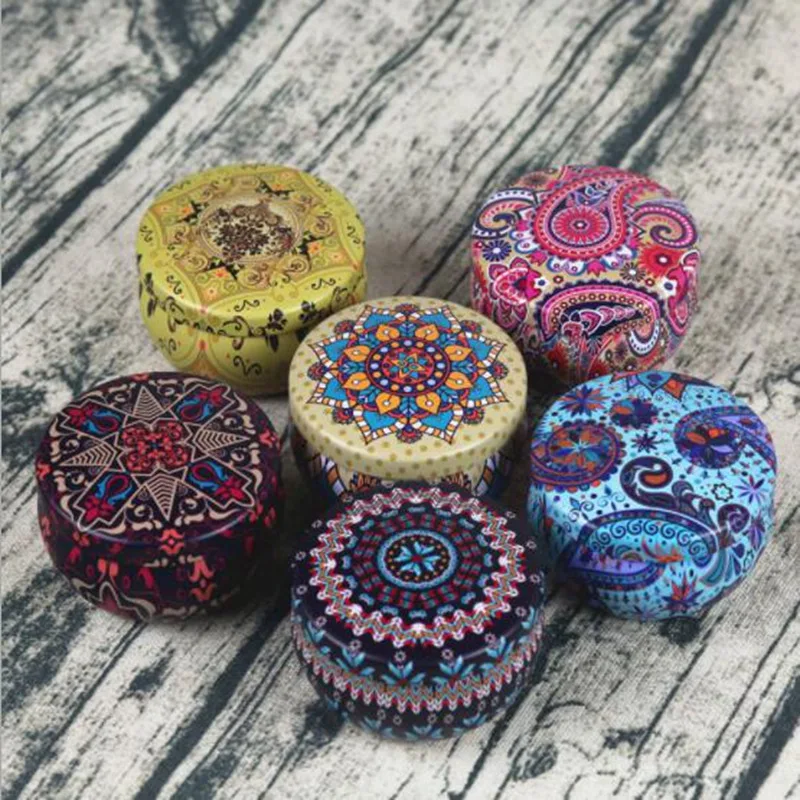 

Mini Tin Storage Gift Jewelry Wedding Candy Storage Drum Tinplate Box 6 pcs ZXX9113