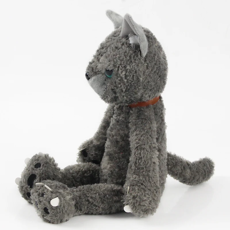 40cm Stuffed Cats Plush Toys Japan Scratch Kitten Peluche Sharp Paw Neko Soft Toy Children Kids Novel Gifts