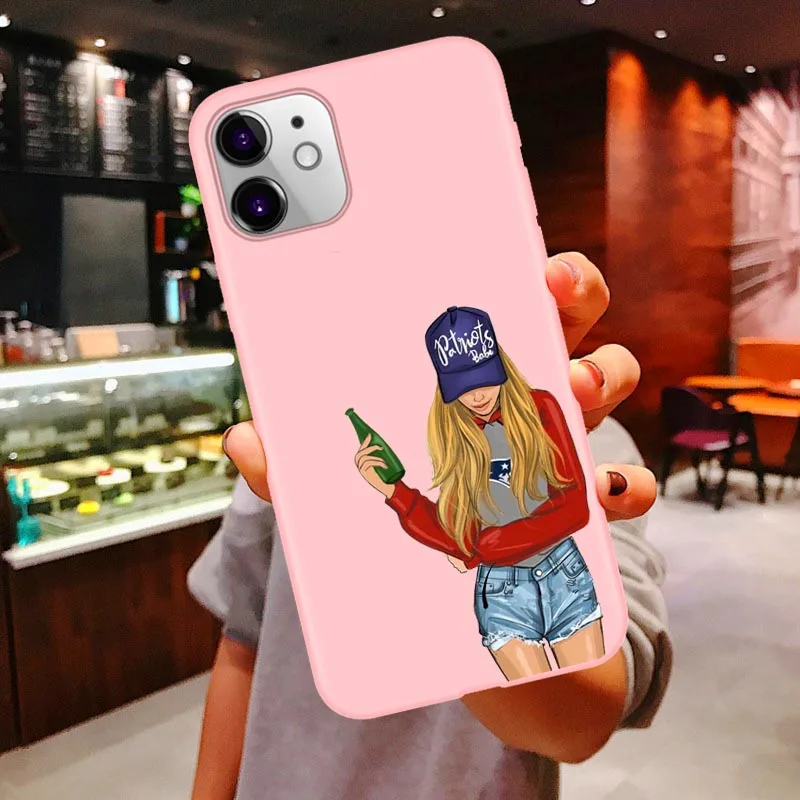 Bff лучший для друзей и пар Мягкий чехол для телефона для iphone 11 Pro Max мультяшная свинья принт розовый ТПУ чехол для iphone 7 8 Plus X XR XS Max - Цвет: Pink TPU