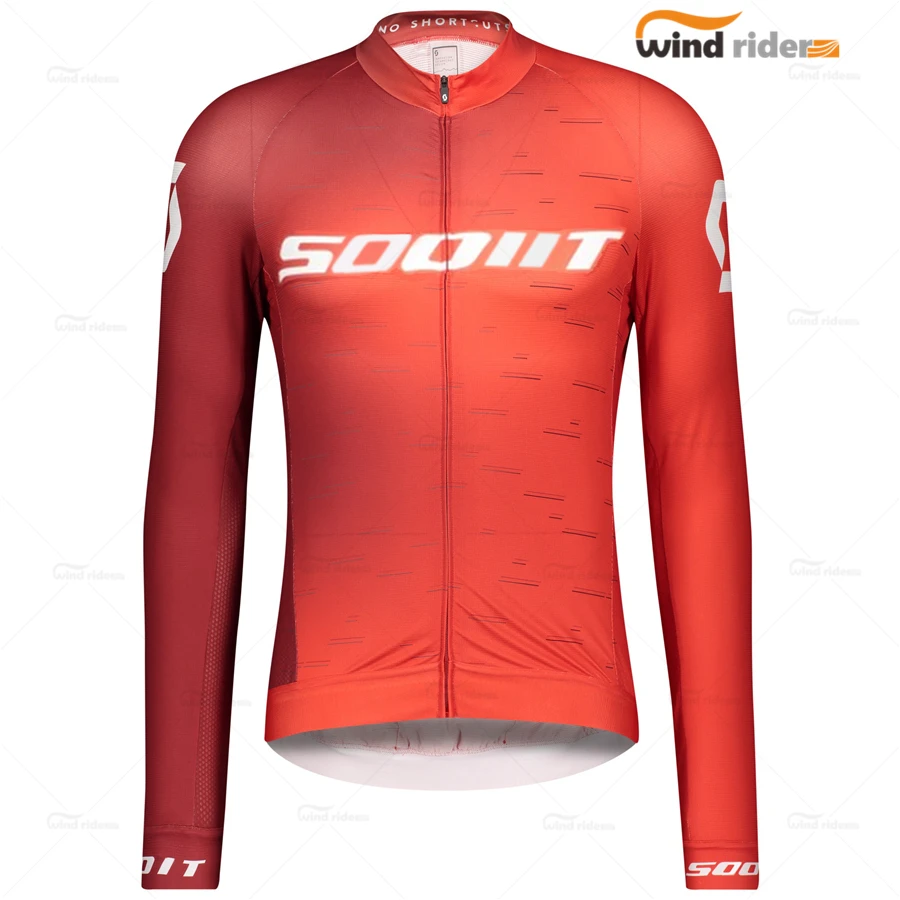 2021 Scottful мужская одежда с длинным рукавом Велоспорт Джерси Pro Team MTB куртка Майо Ropa