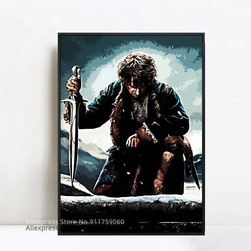 Видеоигра меч приключения плакат холст картина печать стены искусство гостиная