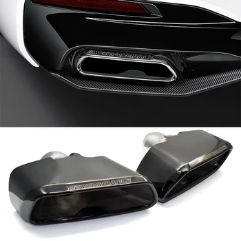 

Exhaust For BMW 5 series G30 G38 540 530 MP style Square mouth 2018 2019 Car Exhaust Systems Rear Muffler Tip Tail Exhaust Tips