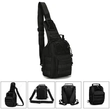 Тактическая нагрудная сумка для активного отдыха водонепроницаемая Молл походная камуфляжная сумка спортивная нагрудная сумка