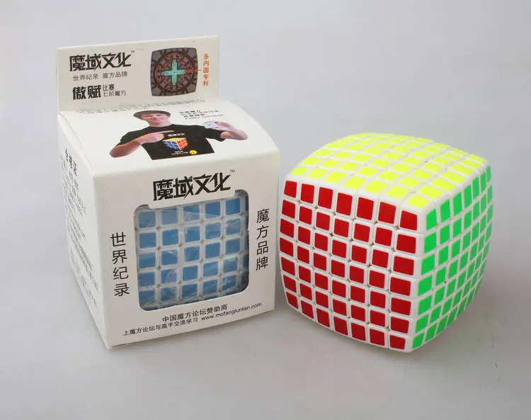 

[Proud Fu Bread Seven Magic Cube White] Moyu aofu 7x7x7 Arc-Shaped 7-Order Magic Cube