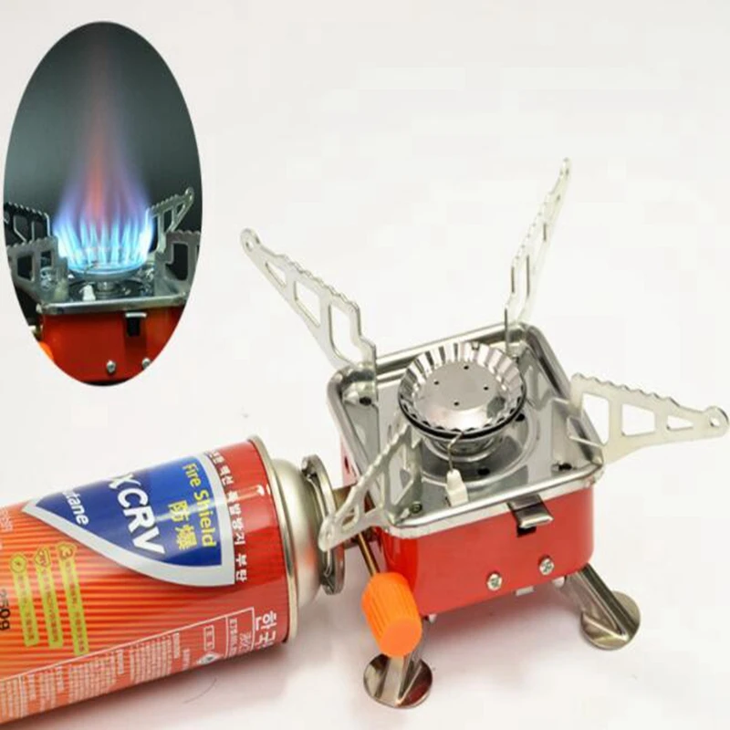 Mini Camping Stoves Folding Outdoor Gas Stove Portable Furnace Cooking